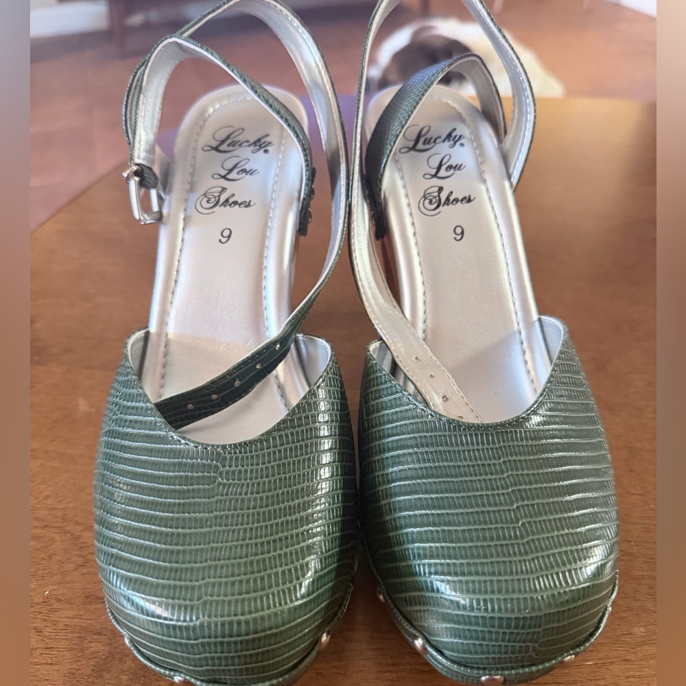 LUCKY LOU PLATFORM SHOES (WORN ONCE)